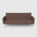 Divano Letto Clic Clac 172x86x80 cm in Tessuto Marrone