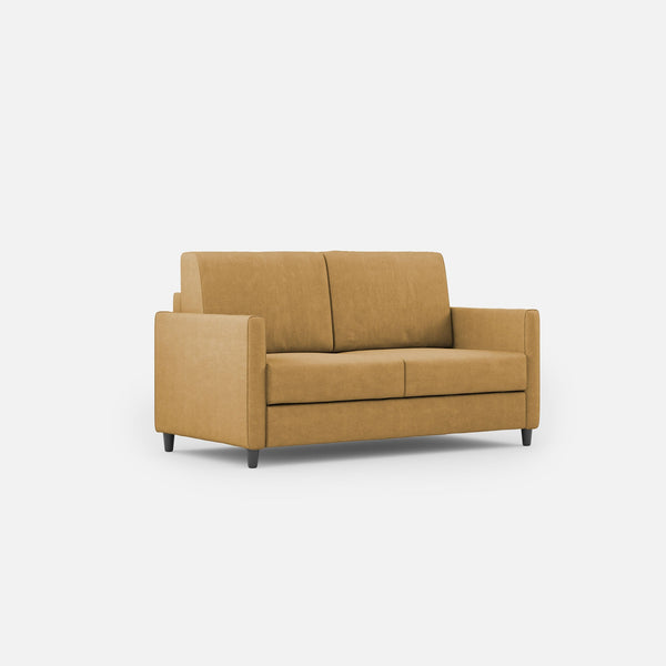 acquista Divano 2 Posti 138x85x85 cm Karay in Tessuto Ocra