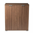 Mobiletto 2 Ante 75x38x85 h cm in Truciolare bilaminato Noce