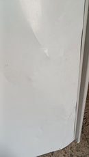 Pensilina Tettoia ad Arco 160x120 cm in Alluminio e Policarbonato Compatto Satinato Opalino Seconda Scelta