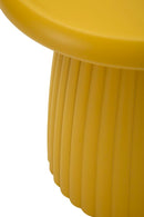 Tavolinetto Geax Senape Ø50x45 cm in Plastica Senape