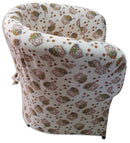 Poltrona Imbottita 65x65x75 cm in Tessuto Renier Orologio