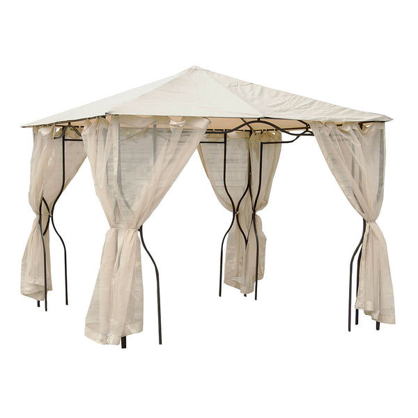 sconto Gazebo da Giardino in Acciaio con Zanzariera 3x3m Colorado