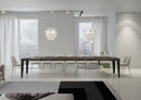  Tavolo Allungabile 160-420x90x77 cm Flame Premium Noce Telaio Antracite