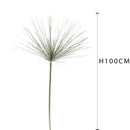 Set 8 Rami di Cyperus Artificiale Altezza 100 cm Verde