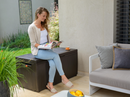 Baule Cassapanca da Esterno 123x57x54 cm in Resina Keter Springwood Marrone