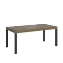  Tavolo Allungabile 200-460x90x77 cm Everyday Tortora Gambe Antracite