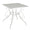 Tavolo da Giardino 70x70xh72 cm in Metallo New Old Bianco