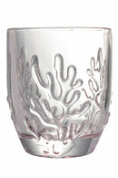 Set 6 Bicchieri Acqua in Vetro 340 ml Villa d'Este Home Tivoli Coral Provence