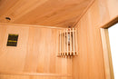 Sauna Finlandese ad Infrarossi 3/4 Posti 150x150 cm H200 in Legno di Abete Zen 3C
