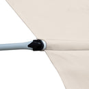 Tenda da Sole Avvolgibile 4x1,2m Autoportante Bianca