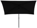 Ombrellone da Giardino 2,4x1,5 m Palo Ø27 mm in Acciaio Maffei Kronos Antracite