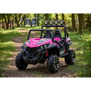 Macchina Elettrica per Bambini Licenza Ufficiale Polar 24V Fuoristrada 2 Posti Rosa