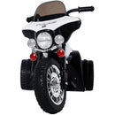 Mini Moto Elettrica per Bambini 6V Police Polizia Nera