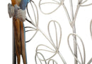 Pannello Parrot 28,6x2,5x74,3 cm in Ferro Multicolor      