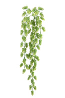 Set 2 Cespugli Artificiali Pendente di Luppolo Altezza 72 cm Verde