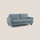 Divano Letto 3 Posti 188x97x96 cm in Tessuto Carta Da Zucchero