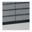 Zanzariera a Plisse per Finestra 135x160 cm Riducibile Marrone