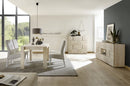 Mobile Buffet 2 Ante 2 Cassetti 180x42x84 cm in Legno TFT Chequers Rovere Samoa