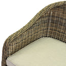 Set Salotto da Giardino in Polyrattan Baltimora Grigio