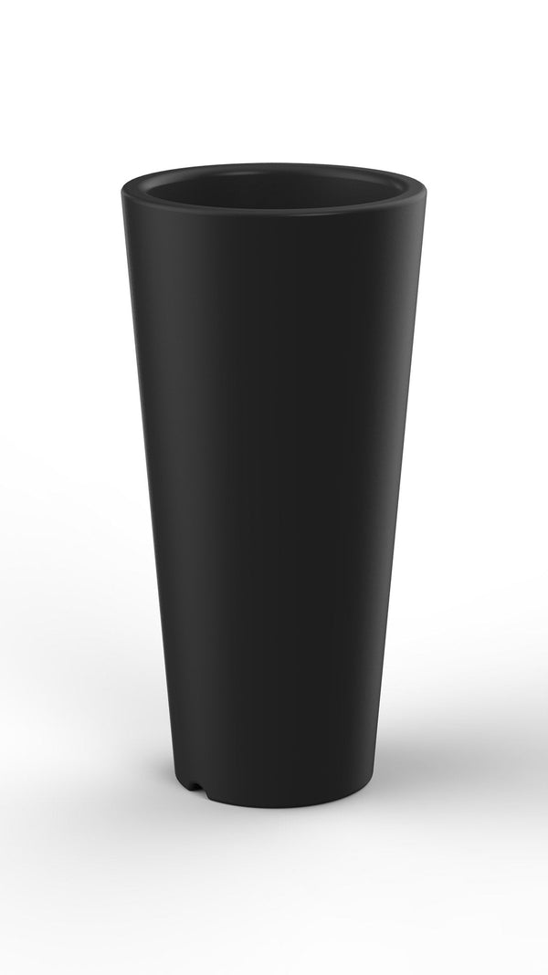 Vaso Ø34x86 cm in Resina Arkema Tondo 86 Antracite sconto