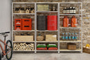 Scaffale in Metallo 5 Ripiani in Legno Truciolato 90x40x176 cm Joker Zincato