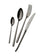 Servizio Set di Posate 24 Pezzi in Acciaio 18/10 PVD Eme Venice Gun Metal