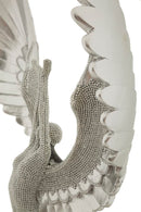Statuetta Sparky 26x9x48 cm in Resina Argento e Nero      