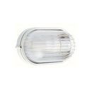 Lampada Plafoniera Ovale Piccola Colore Bianco per Esterno Linea Industriale Sovil
