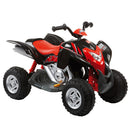 Quad Elettrico per Bambini Moto Moticicletta 6V Atv Rossonero