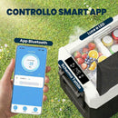 Frigorifero per Auto72,6x39x51,3 cm Capienza 50L Compressore Doppia Zona Controllo App Nero      
