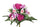 Set 2 Bouquet Artificiali con Dalie Magenta e Bianche