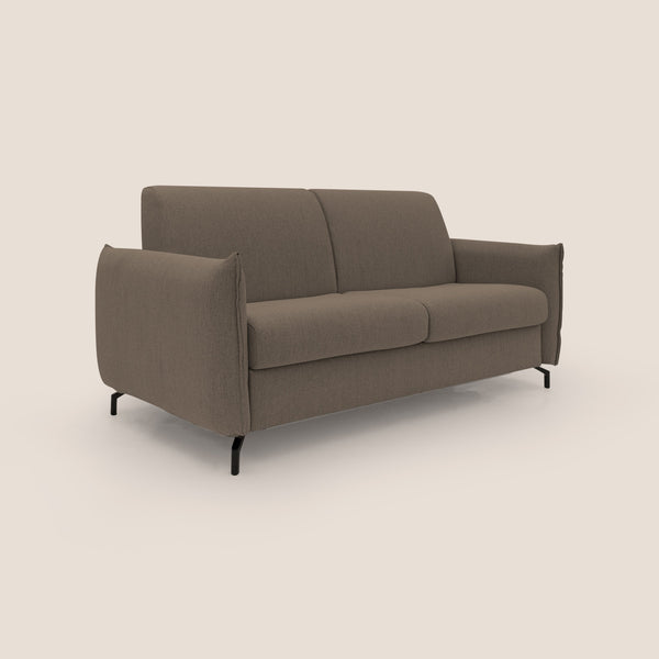 sconto Divano Letto 2 Posti 175x95x96 cm in Tessuto Marrone