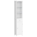 Mobile a Colonna Salvaspazio 35x24x170 cm in MDF  Vermont Bianco