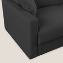 Divano Letto 3 Posti 186x92x96 cm in Tessuto Antracite