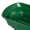 Carrello Rimorchio a Mano da Giardinaggio Verde Nero 108x50x84 cm 