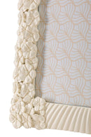 Cornice Cempalk 27,8x2x33 cm in Resina e Vetro Crema      