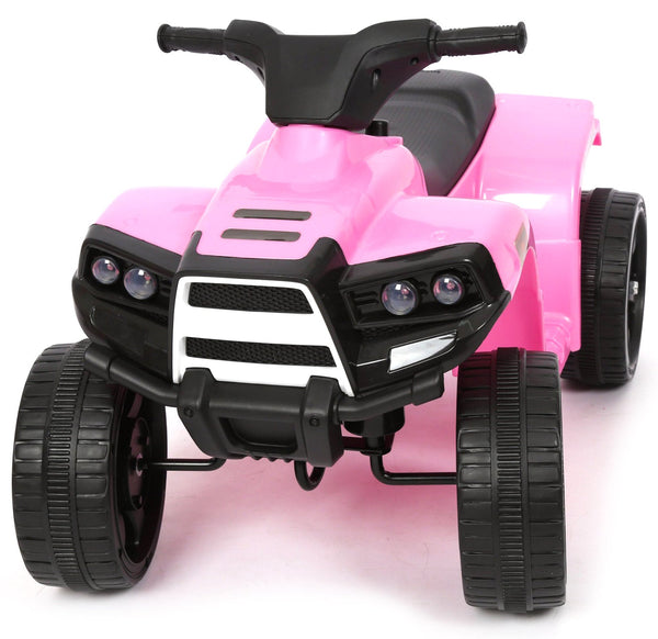 sconto Mini Quad Elettrico per Bambini 6V Nero e Rosa