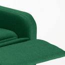 Poltrona Relax Reclinabile Manuale 62x71x100 cm in Tessuto Verde