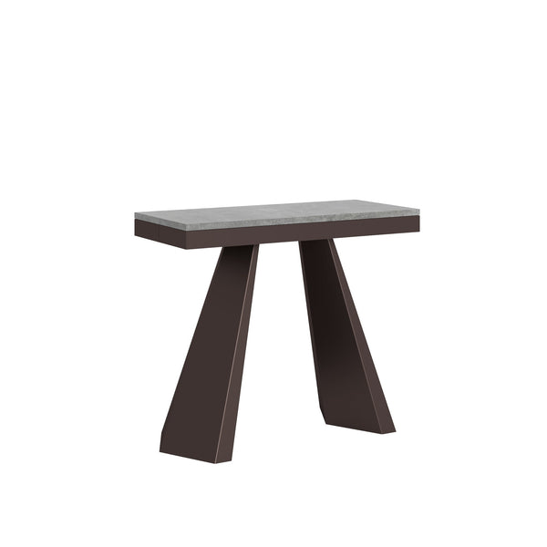 prezzo Consolle Allungabile 90-300x40x77 cm in Nobilitato Grigio