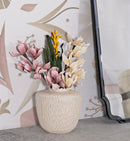 Vaso Shade Ø35x32,5 cm in Mgo Crema      