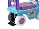 Macchina Cavalcabile per Bambini Volante Direzionabile Vano Contenitore e Telefono Disney Stitch Azzurro e Viola