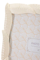Cornice Snake 25x2x30 cm in Resina e Vetro Crema      