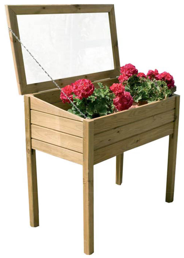 online Serra per Sementi con Anta 50x100x75/82 cm in Legno FSC Impregnato
