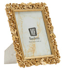 Cornice Classical 22x1,7x27,3 cm in Resina e Vetro Oro      