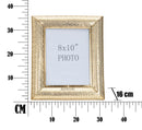 Cornice Glam Holes 31x16x36 cm in Ferro e Vetro Oro