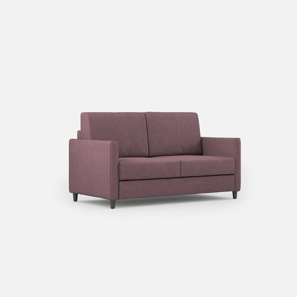 online Divano 2 Posti 138x85x85 cm Karay in Tessuto Prugna