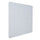 Pannello Fonoassorbente da Parete con Fori 100x100 cm Kit di 4 distanziali Coprivite Cromo Finitura Grigio