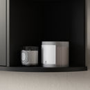 Armadio con Specchio da  Bagno 66x17x63 cm con 6 Ripiani Aperti e 2 Chiusi in Legno e Vetro Nero      