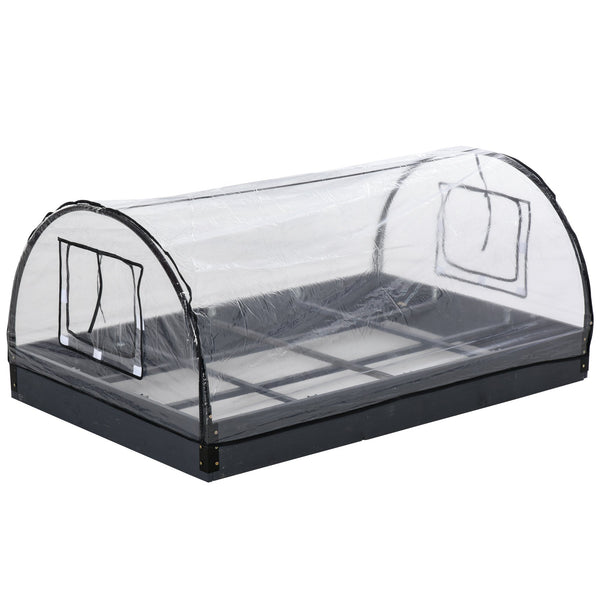 Mini Serra da Giardino Balcone 120x79x53 cm in PVC Trasparente prezzo